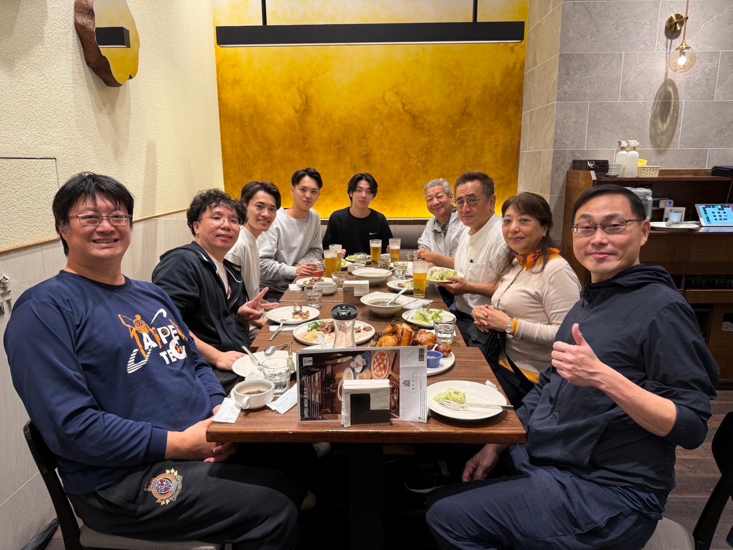 Dinner gathering and exchange with Dr. Kazuo Sakurai and Dr. Madoka Takai.