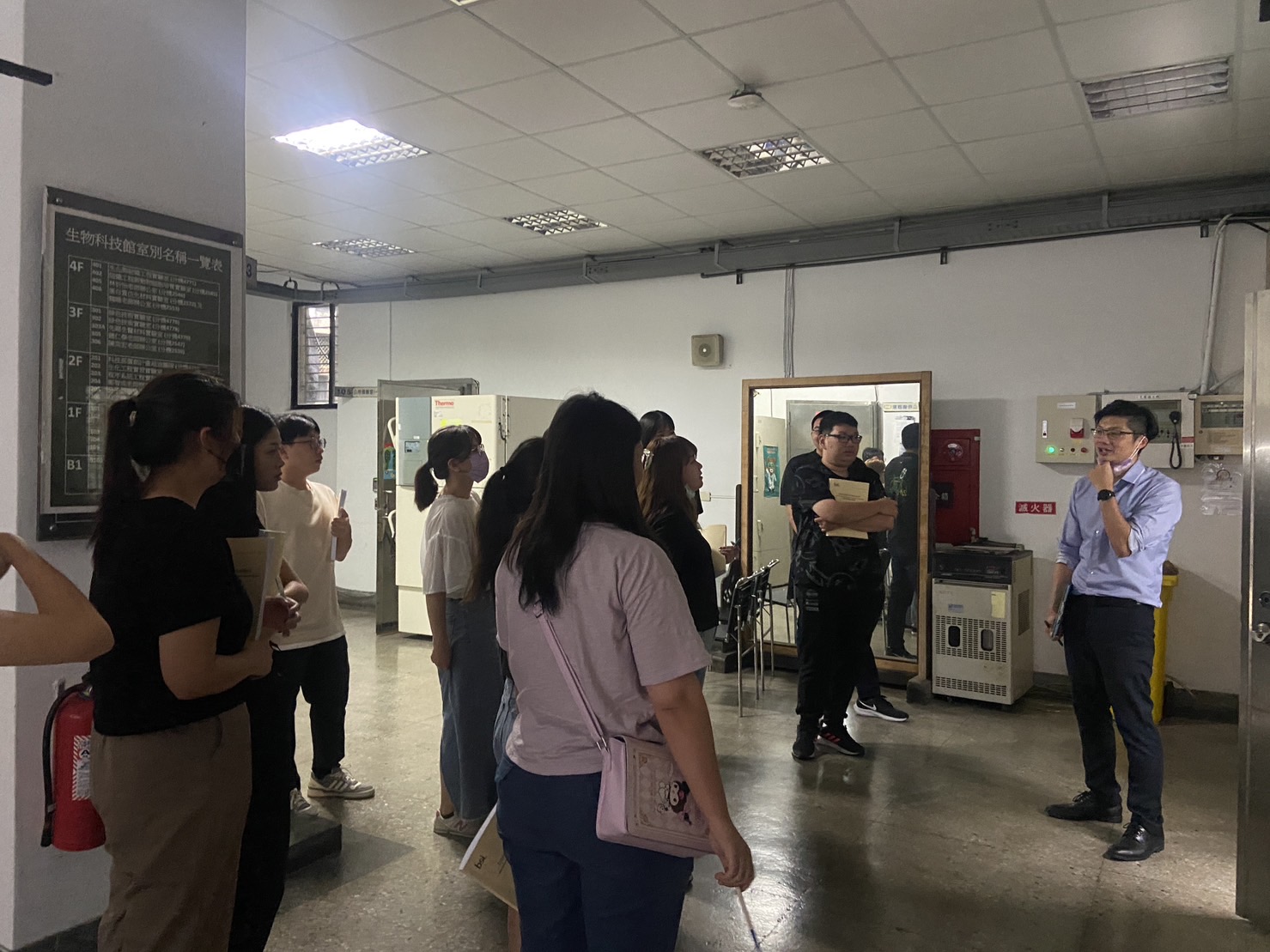 Students are presenting the results of their team discussions