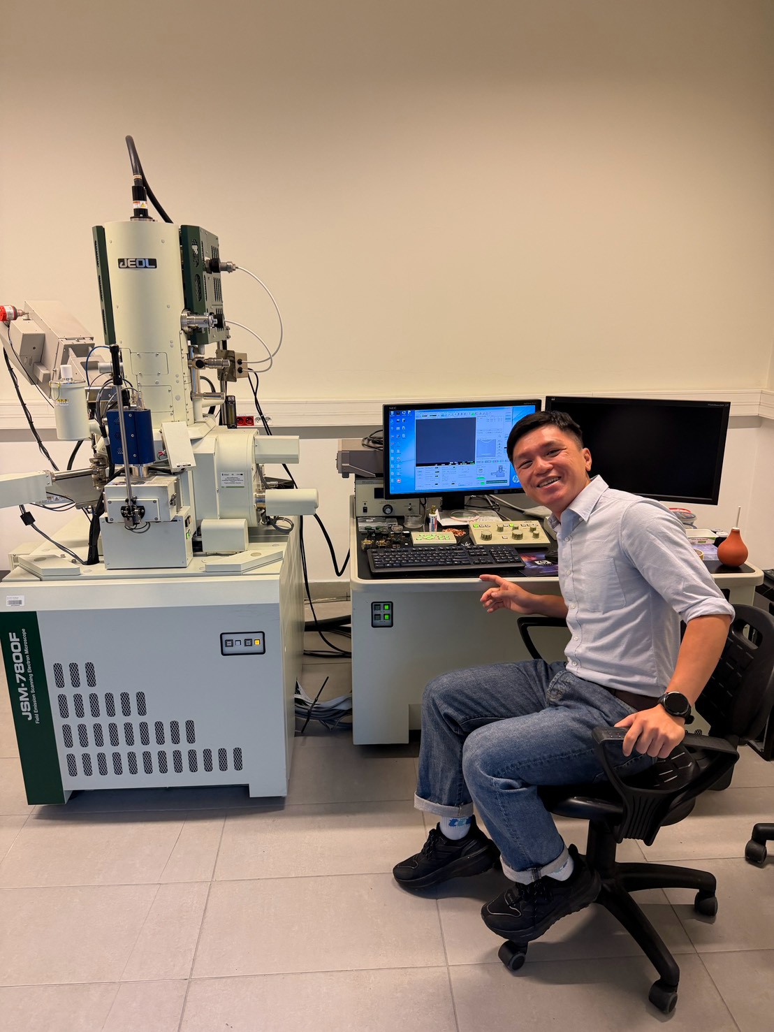 Photo taken in a laboratory at Imperial College London